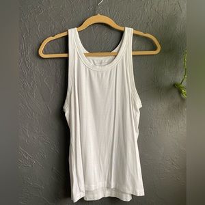 American Eagle Soft & Sexy Ribbed | Color: White | Size: Large